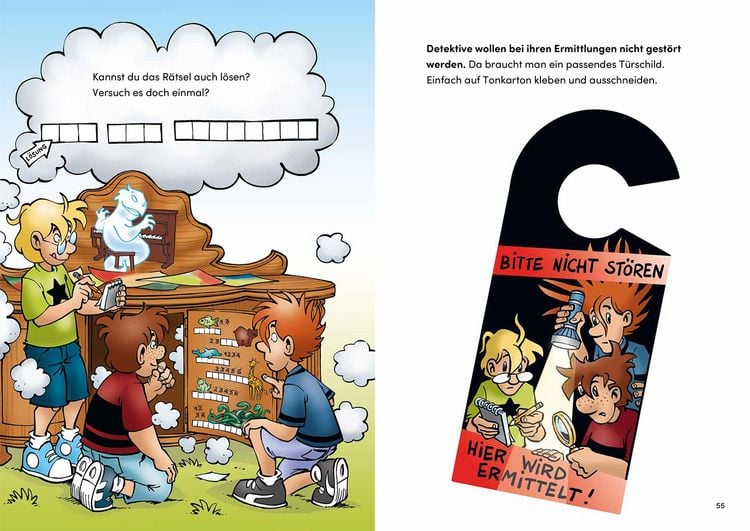 Produktbild: Die drei ??? Kids Ferienr&auml;tselbuch