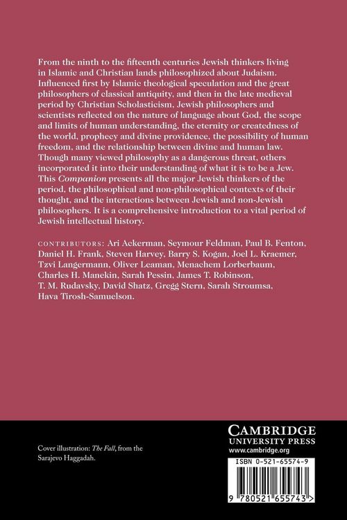 Produktbild: The Cambridge Companion to Medieval Jewish Philosophy