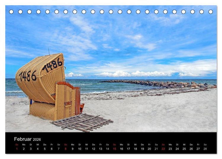Produktbild: Malerische Kieler F&ouml;rde (Tischkalender 2026 DIN A5 quer), CALVENDO Monatskalender
