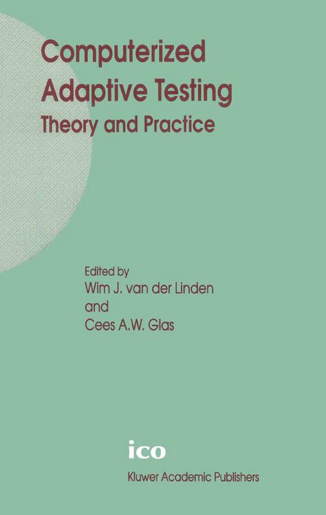 Produktbild: Computerized Adaptive Testing: Theory and Practice