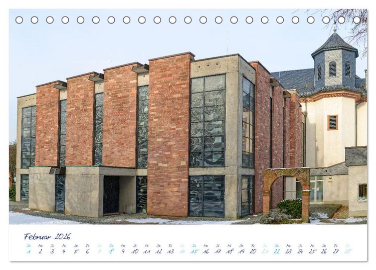 Produktbild: Taunus, deine Kirchen (Tischkalender 2026 DIN A5 quer), CALVENDO Monatskalender