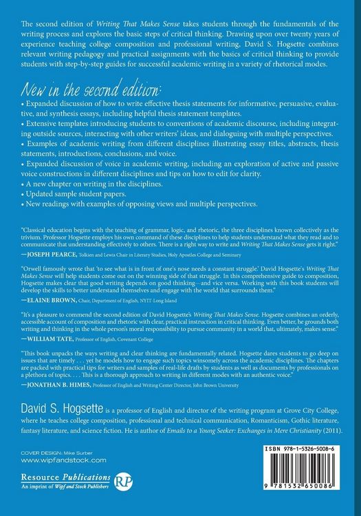 Produktbild: Writing That Makes Sense, 2nd Edition