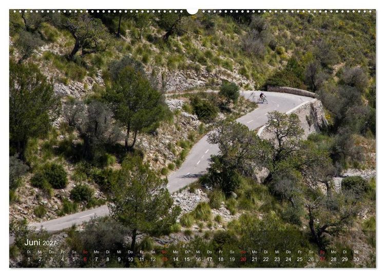 Produktbild: Mit dem Rennrad auf Mallorca (hochwertiger Premium Wandkalender 2027 DIN A2 quer), Kunstdruck in Hochglanz