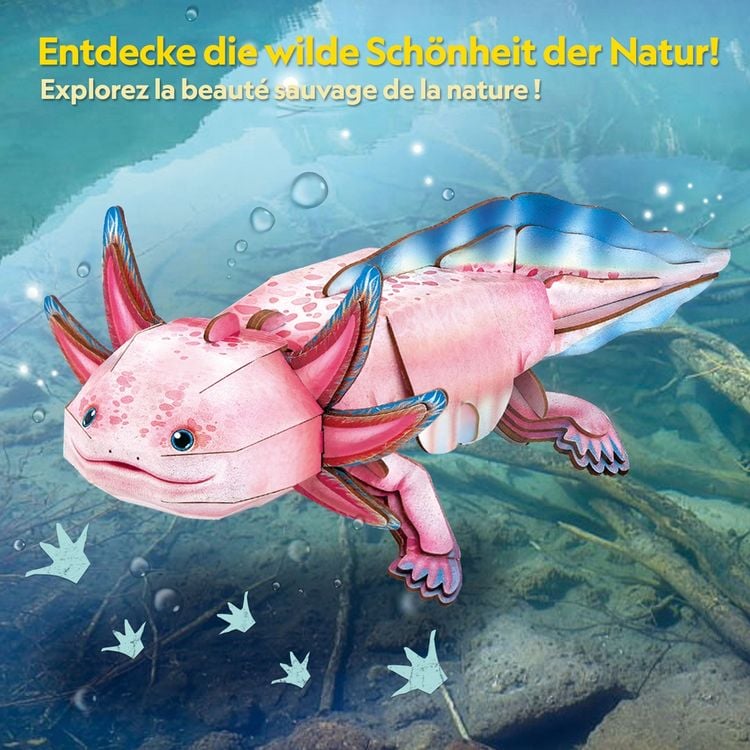 Produktbild: CUBICFUN - 3D Puzzle Axolotl 50 Teile