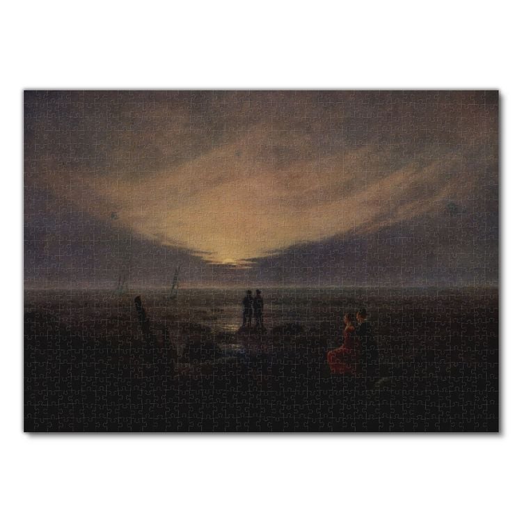 Produktbild: Lais Puzzle Caspar David Friedrich - Mondaufgang am Meer 1000 Teile
