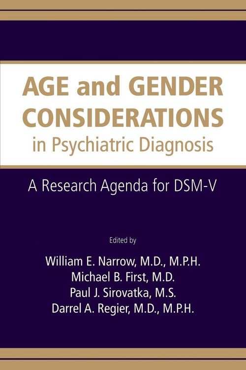 Produktbild: Age and Gender Considerations in Psychiatric Diagnosis