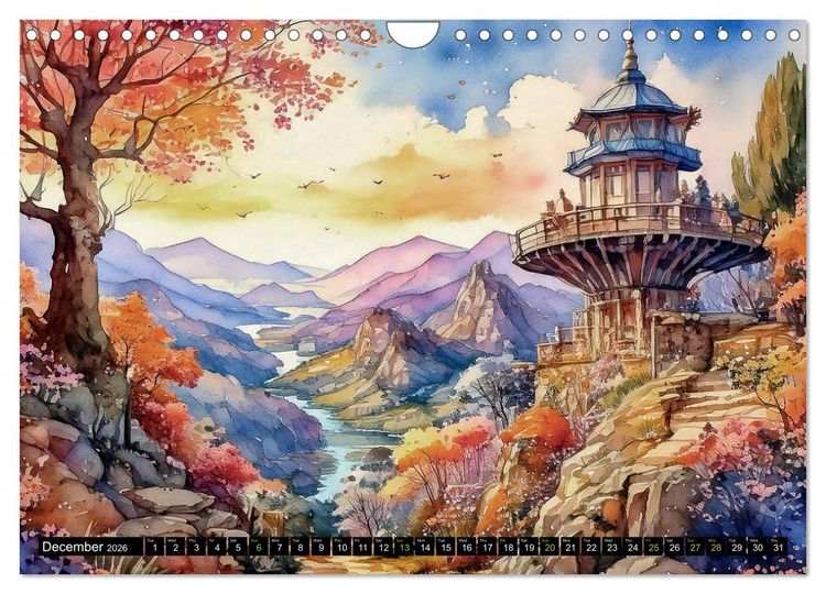 Produktbild: Visions of a Fairytale World (Wall Calendar 2026 DIN A4 landscape), CALVENDO 12 Month Wall Calendar
