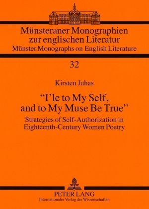 Produktbild: &laquo;I&rsquo;le to My Self, and to My Muse Be True&raquo;