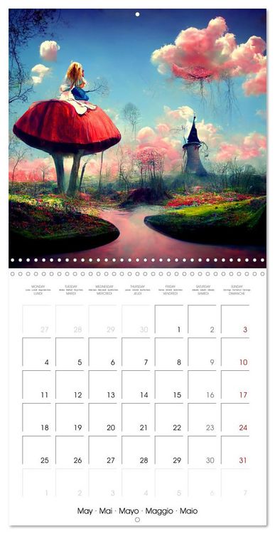 Produktbild: Alice's magic road (Wall Calendar 2026 12 &times; 12 Inch) CALVENDO 12 Month Wall Calendar
