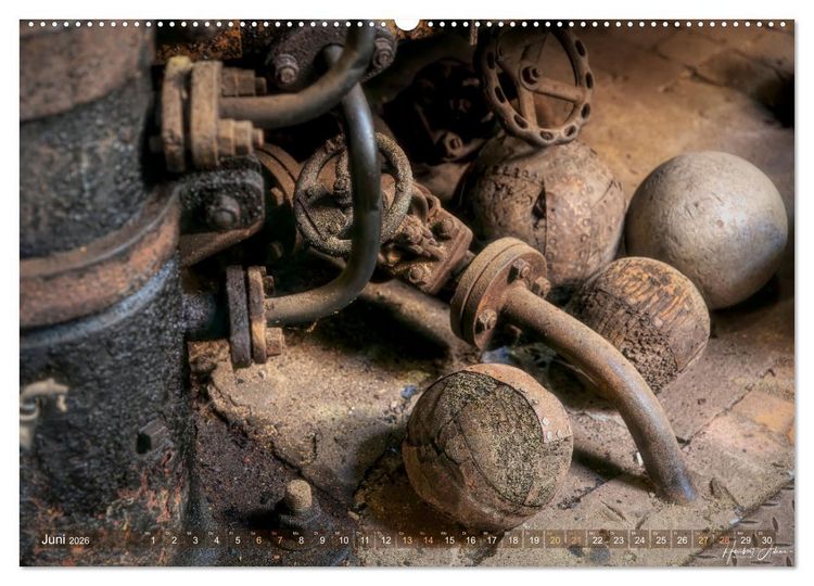 Produktbild: Lostplaces Stille Orte II (hochwertiger Premium Wandkalender 2026 DIN A2 quer), Kunstdruck in Hochglanz