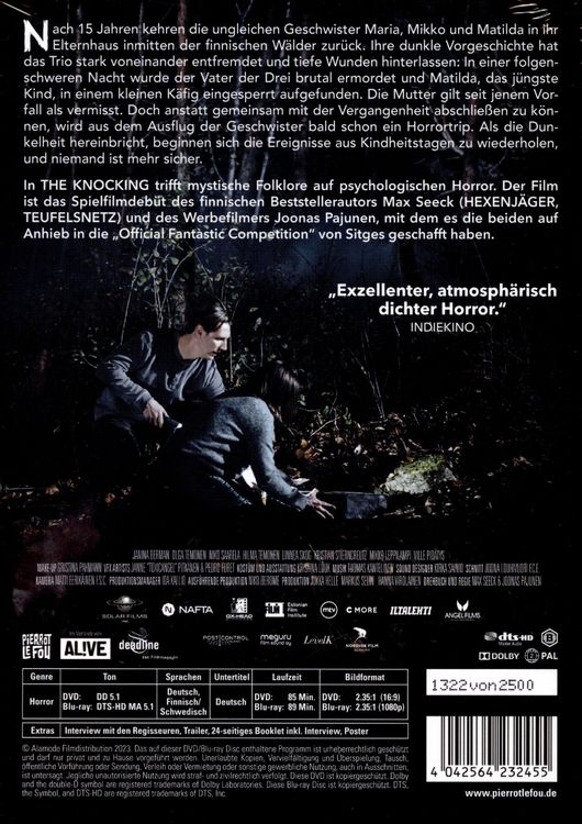 Produktbild: The Knocking - Limited Edition Mediabook (uncut) (Blu-ray + DVD)