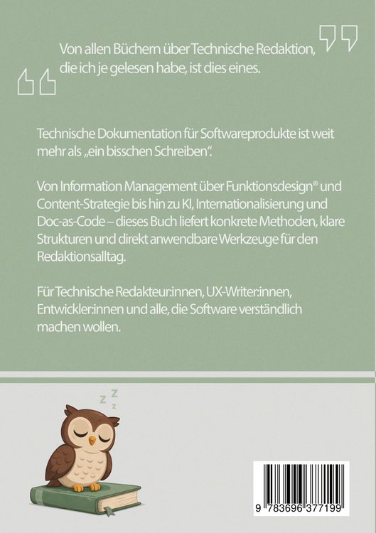 Produktbild: Technische Dokumentation f&uuml;r Softwareprodukte