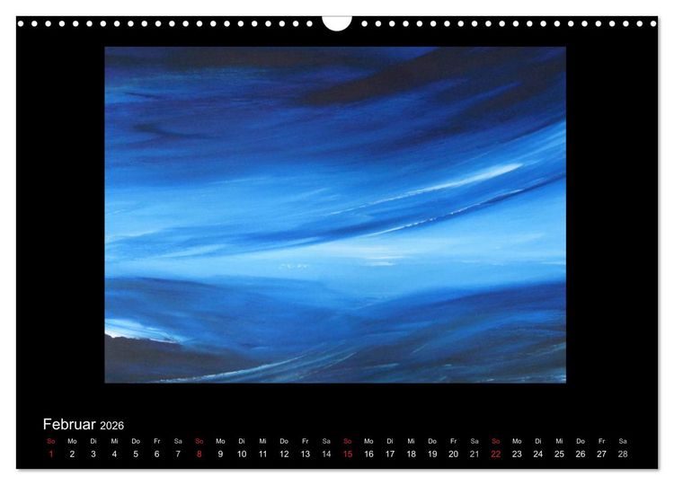 Produktbild: Kunstkalender von Michaela Nagel (Wandkalender 2026 DIN A3 quer), CALVENDO Monatskalender
