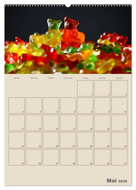 Produktbild: Ein total s&uuml;&szlig;er Planer (hochwertiger Premium Wandkalender 2026 DIN A2 hoch), Kunstdruck in Hochglanz