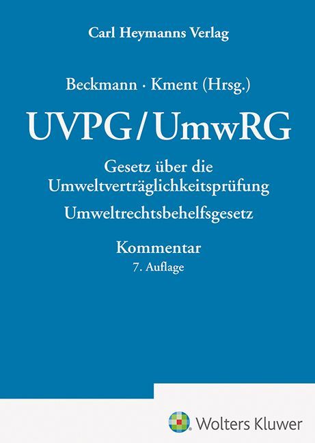 Produktbild: UVPG/UmwRG &ndash; Kommentar