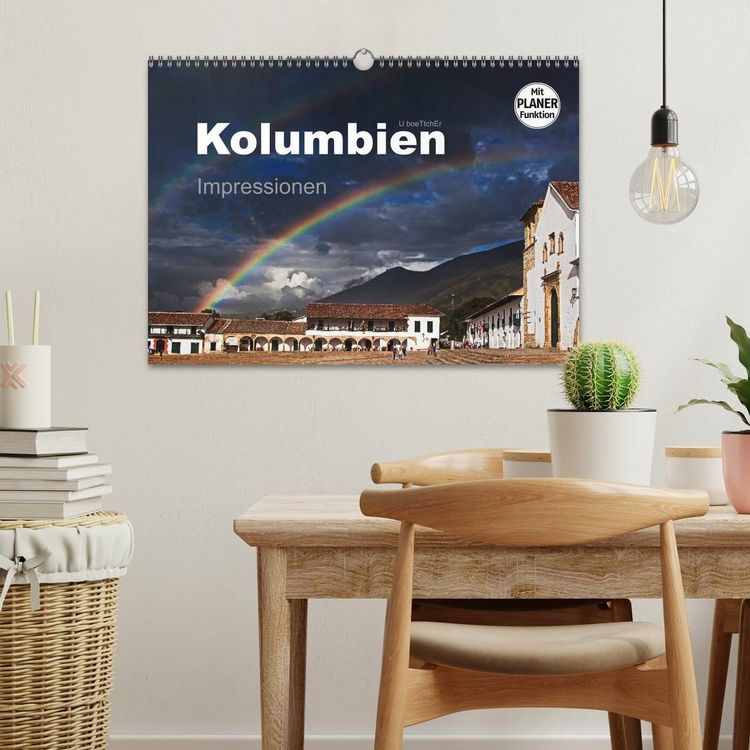 Produktbild: Kolumbien Impressionen (Wandkalender 2026 DIN A3 quer), CALVENDO Monatskalender