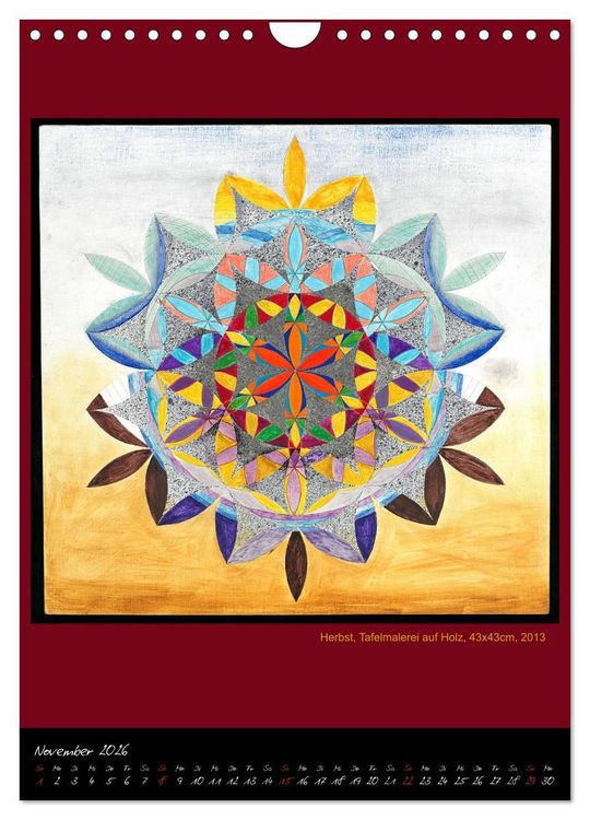 Produktbild: Die heilige Blume des Lebens - Mandalas von Istvan Seidel (Wandkalender 2026 DIN A4 hoch), CALVENDO Monatskalender