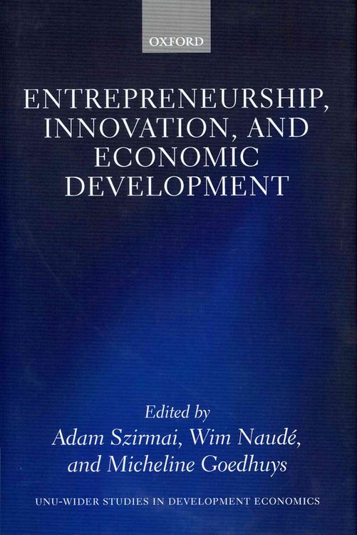 Produktbild: Entrepreneurship, Innovation, and Economic Development