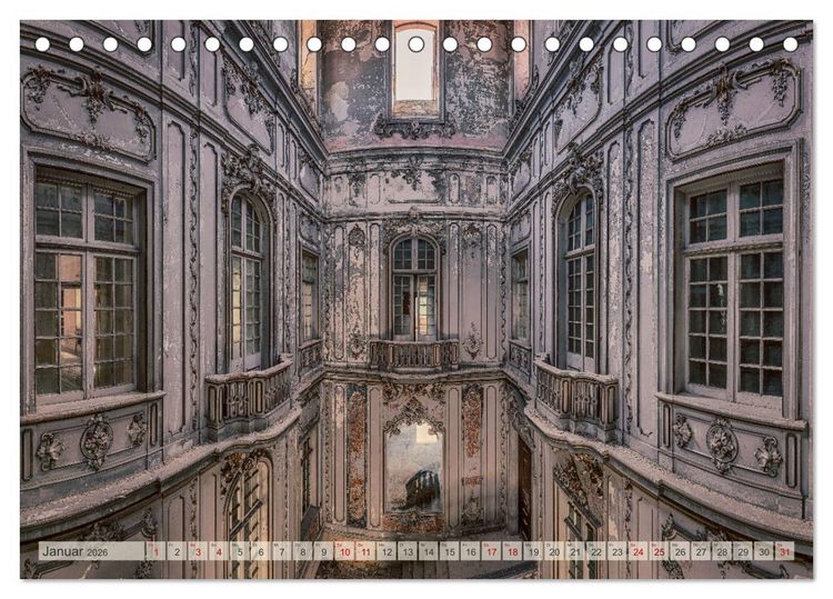 Produktbild: Lost Places - vergessene Sch&auml;tze (Tischkalender 2026 DIN A5 quer), CALVENDO Monatskalender