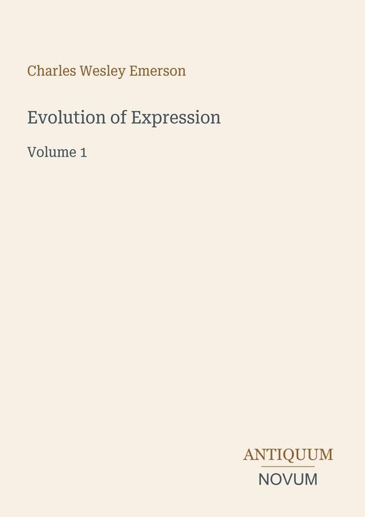 Produktbild: Evolution of Expression