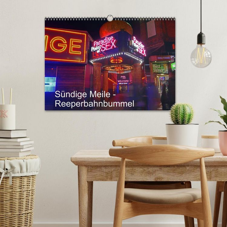 Produktbild: S&uuml;ndige Meile - Reeperbahnbummel (Wandkalender 2026 DIN A3 quer), CALVENDO Monatskalender