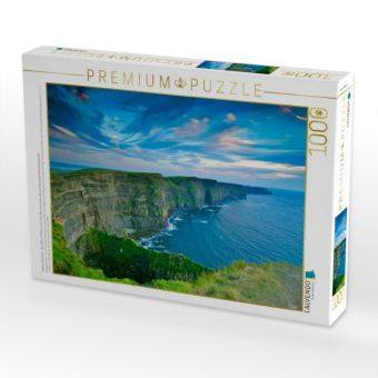 Produktbild: CALVENDO Puzzle Sehnsucht Irland - Die Cliffs of Moher in County Clare sind eines der grandiosesten Naturschauspiele | 1000 Teile Lege-Gr&ouml;&szlig;e 64x48cm Foto-Puzzle f&uuml;r gl&uuml;ckliche Stunden