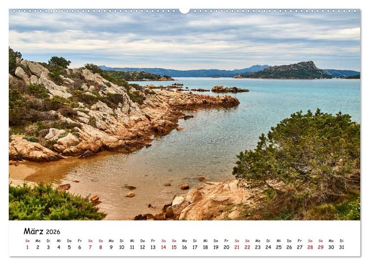 Produktbild: Sardinien - Ein St&uuml;ck Karibik im Mittelmeer (Wandkalender 2026 DIN A2 quer), CALVENDO Monatskalender