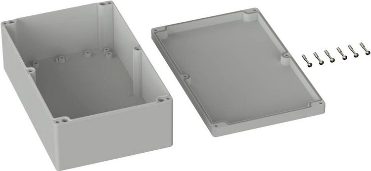Produktbild: TRU COMPONENTS TC-9065540 Outdoor-Geh&auml;use 250 x 160 x 90 Polycarbonat Lichtgrau (RAL 7035) 1 St.