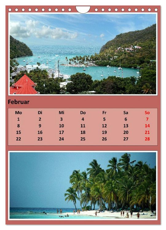 Produktbild: Karibik - Eindr&uuml;cke einer Kreuzfahrt (Wandkalender 2027 DIN A4 hoch), CALVENDO Monatskalender