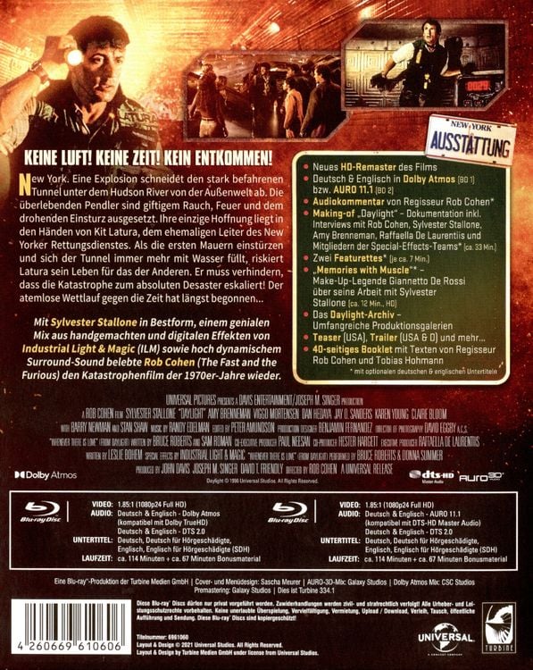 Daylight - Special Edition (Doppel-Blu-ray mit Dolby Atmos + Auro-3D) [2 BRs]