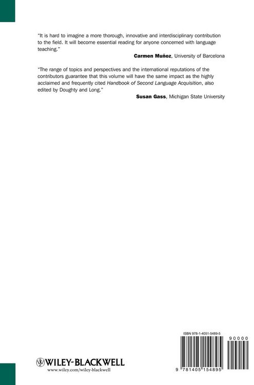 Produktbild: Handbook of Language Teaching