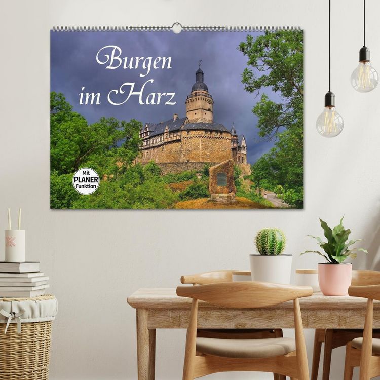 Produktbild: Burgen im Harz (Wandkalender 2026 DIN A2 quer), CALVENDO Monatskalender