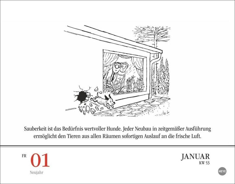 Produktbild: Loriot Tagesabrei&szlig;kalender 2027