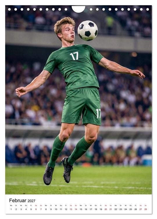 Produktbild: Am Ball - Dynamik des modernen Fu&szlig;balls (Wandkalender 2027 DIN A4 hoch), CALVENDO Monatskalender