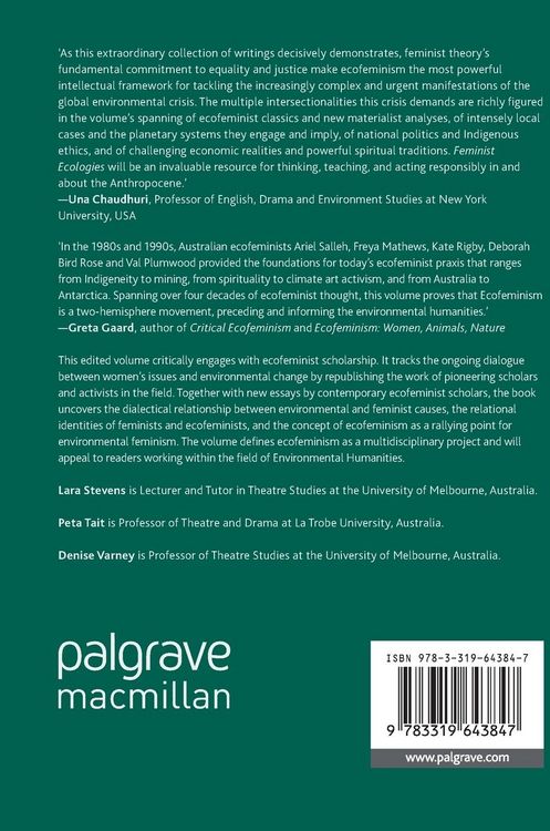 Produktbild: Feminist Ecologies