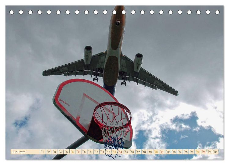 Produktbild: Basketball - so cool (Tischkalender 2026 DIN A5 quer), CALVENDO Monatskalender