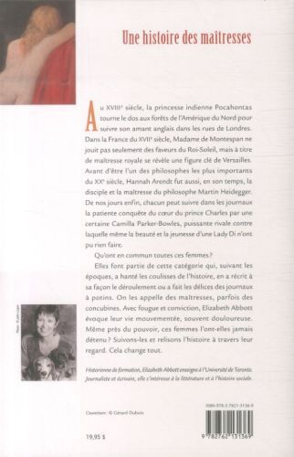 Produktbild: Une histoire des ma&icirc;tresses