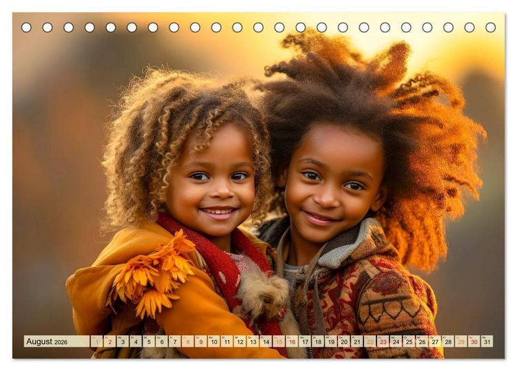 Produktbild: Kinder verzaubern uns (Tischkalender 2026 DIN A5 quer), CALVENDO Monatskalender