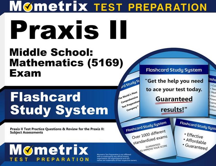 Produktbild: Praxis II Middle School: Mathematics (5169) Exam Flashcard Study System