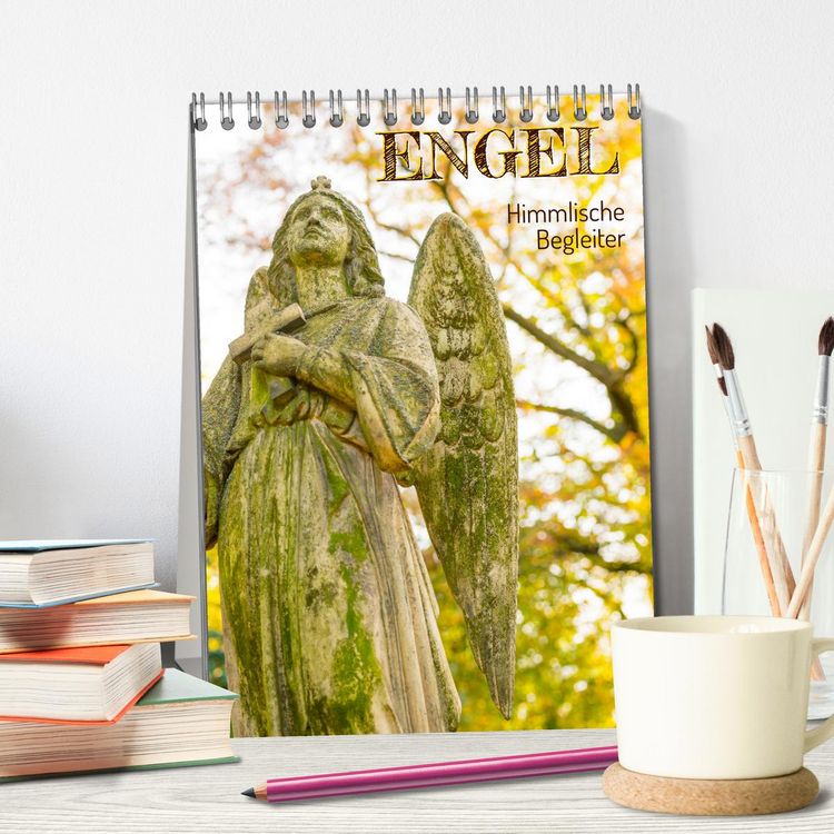 Produktbild: Engel - Himmlische Begleiter (Tischkalender 2026 DIN A5 hoch), CALVENDO Monatskalender