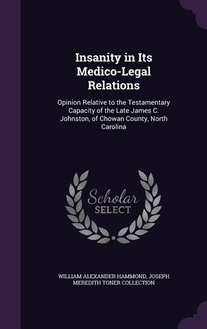 Produktbild: Insanity in Its Medico-Legal Relations