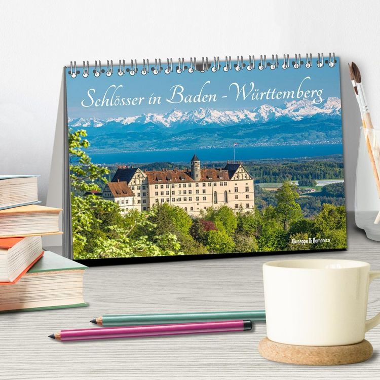 Produktbild: Schl&ouml;sser in Baden-W&uuml;rttemberg (Tischkalender 2027 DIN A5 quer), CALVENDO Monatskalender
