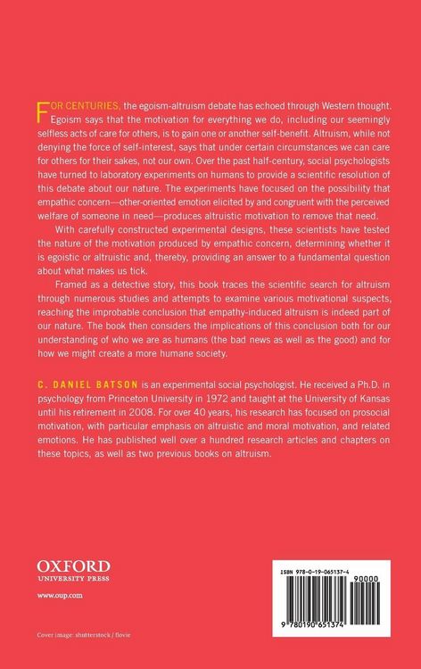 Produktbild: A Scientific Search for Altruism
