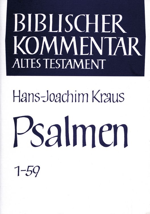 Produktbild: Psalmen (1-59 und 60-150)