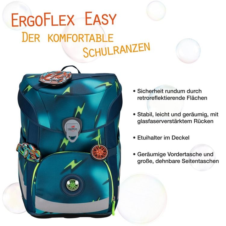 Produktbild: DerDieDas Schulranzen Set ErgoFlex Easy, Schulranzen Set, 5tlg, Magic Light