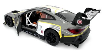Produktbild: BMW M4 GT3 Diecast 1:24 grau inkl. Knopfzellen