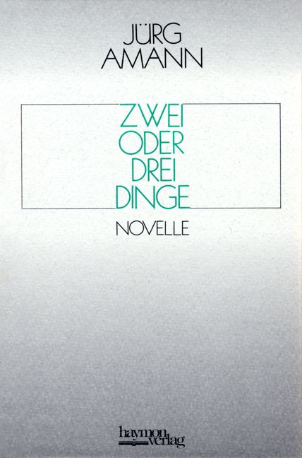 Produktbild: Zwei oder drei Dinge