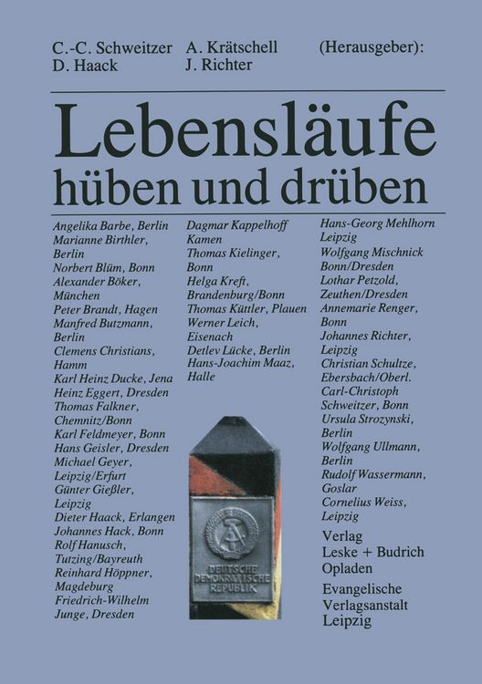 Produktbild: Lebensl&auml;ufe &mdash; h&uuml;ben und dr&uuml;ben