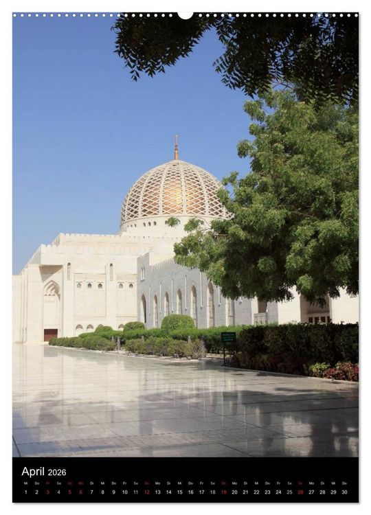 Produktbild: OMAN (Wandkalender 2026 DIN A2 hoch), CALVENDO Monatskalender