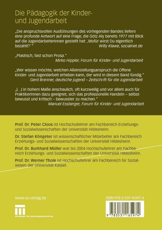 Produktbild: Die P&auml;dagogik der Kinder- und Jugendarbeit